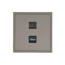 مفتاح HDMI و USB باللون الرمادي