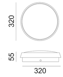 Garden Wall Light – Moon