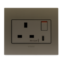 13A SINGLE SOCKET W/ USB