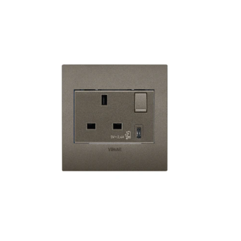 13A SINGLE SOCKET W/ USB